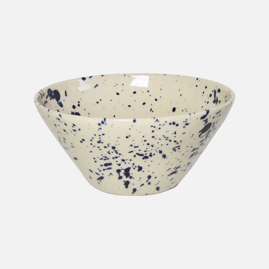 Ø-Skål Medium fra Bornholms Keramikfabrik - Blue Splash