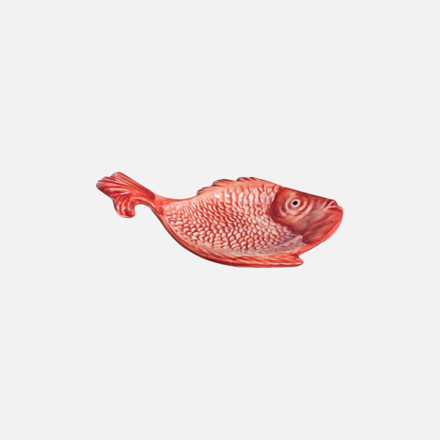 Fiskeformet Canapéfad fra Caja Company - Rød