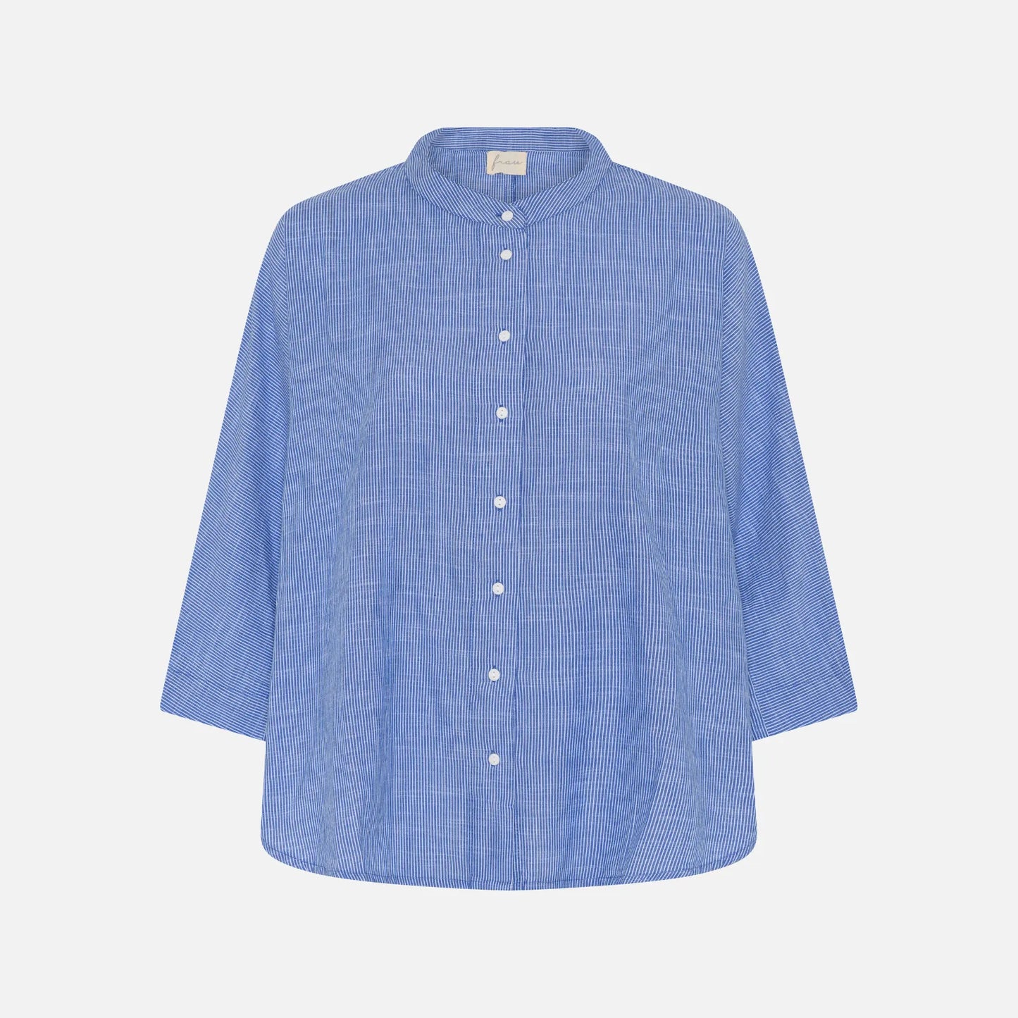 Seoul Short Shirt fra Frau - Medium Blue Stripe
