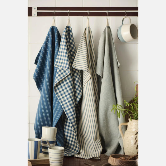 Lucas Viskestykke fra Ib Laursen - Mørkeblå køkkentern - Hængende i køkken