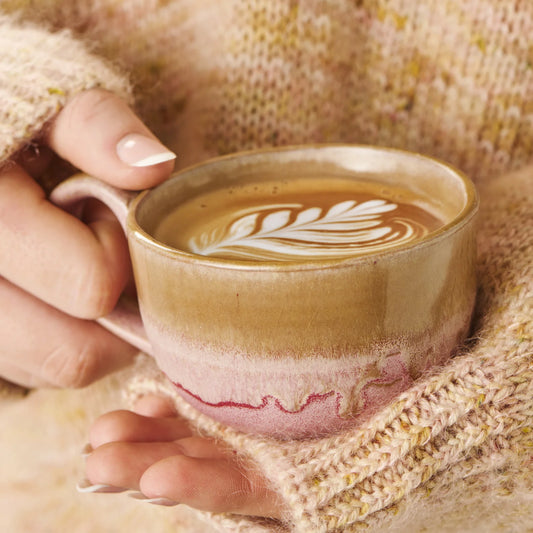 Trosa Krus med Hank fra Ib Laursen - Lysebrun/Sart Rosa - Latte