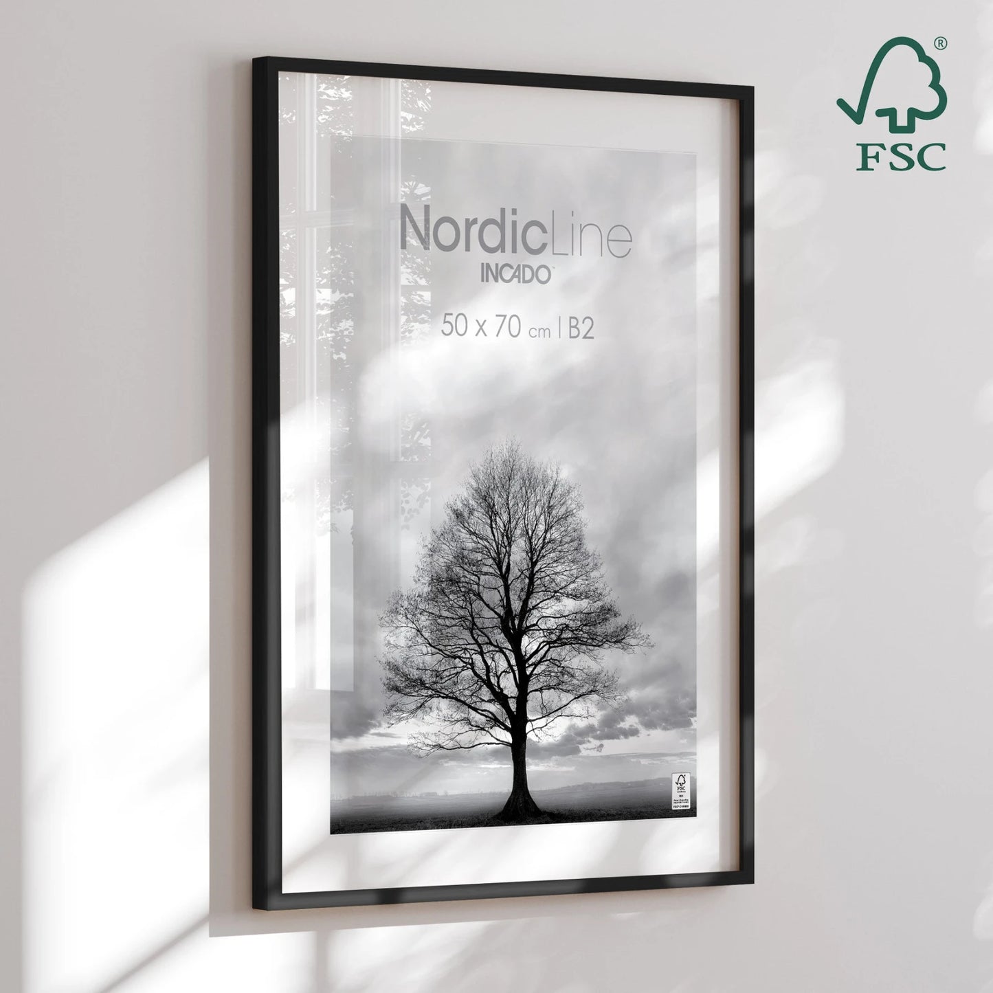 Farvet Ramme fra Incado - Liquorice