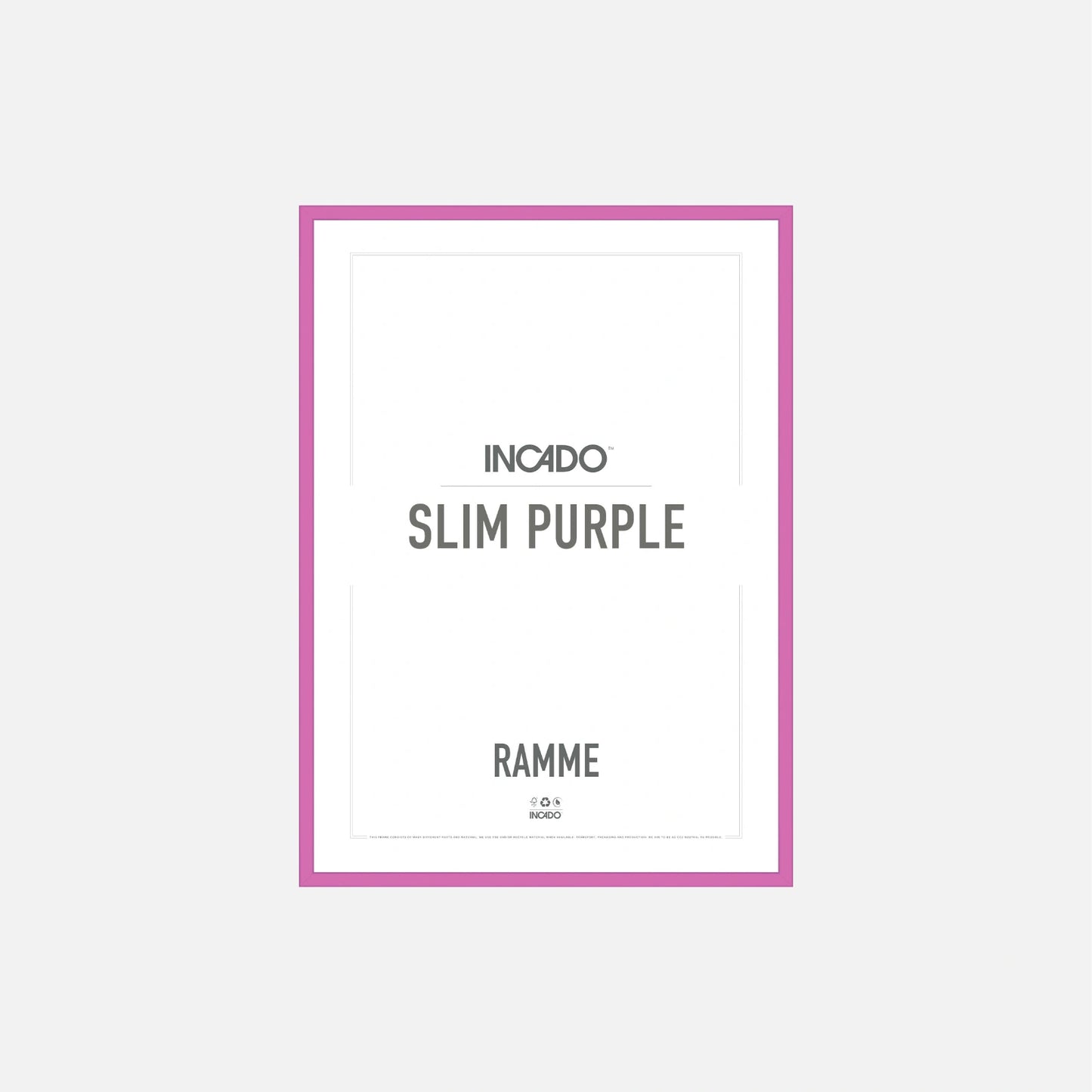 Ramme i purple fra Incado