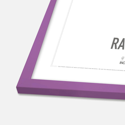 Ramme i purple fra Incado (detalje)