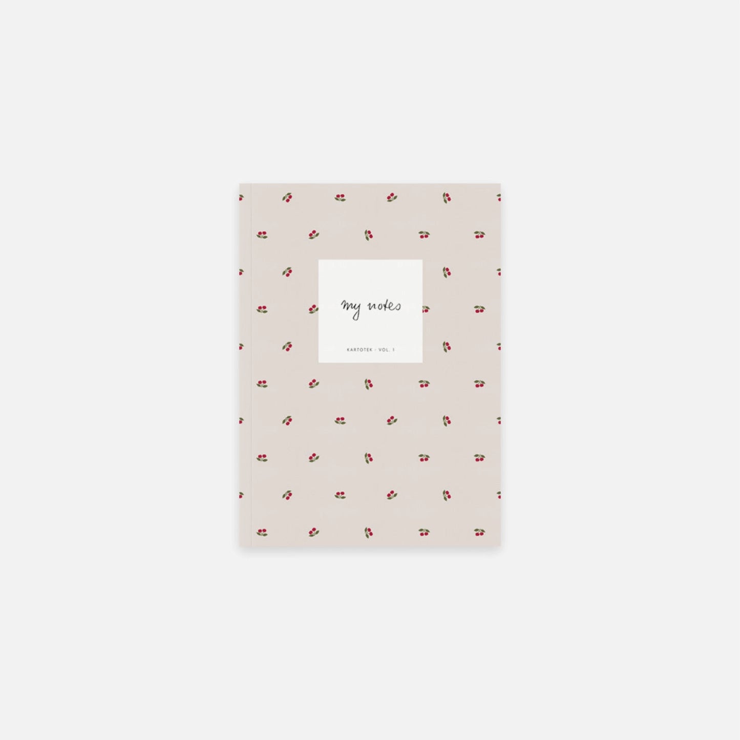 Cherries Mini Notebook fra Kartotek