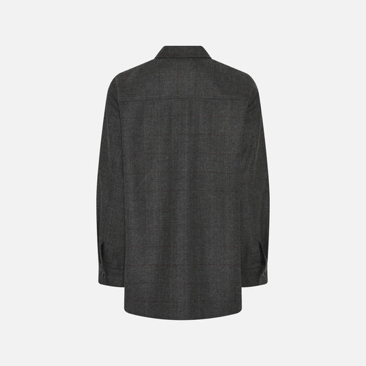 Checki Shirt fra La Rouge - Brown - Ryg