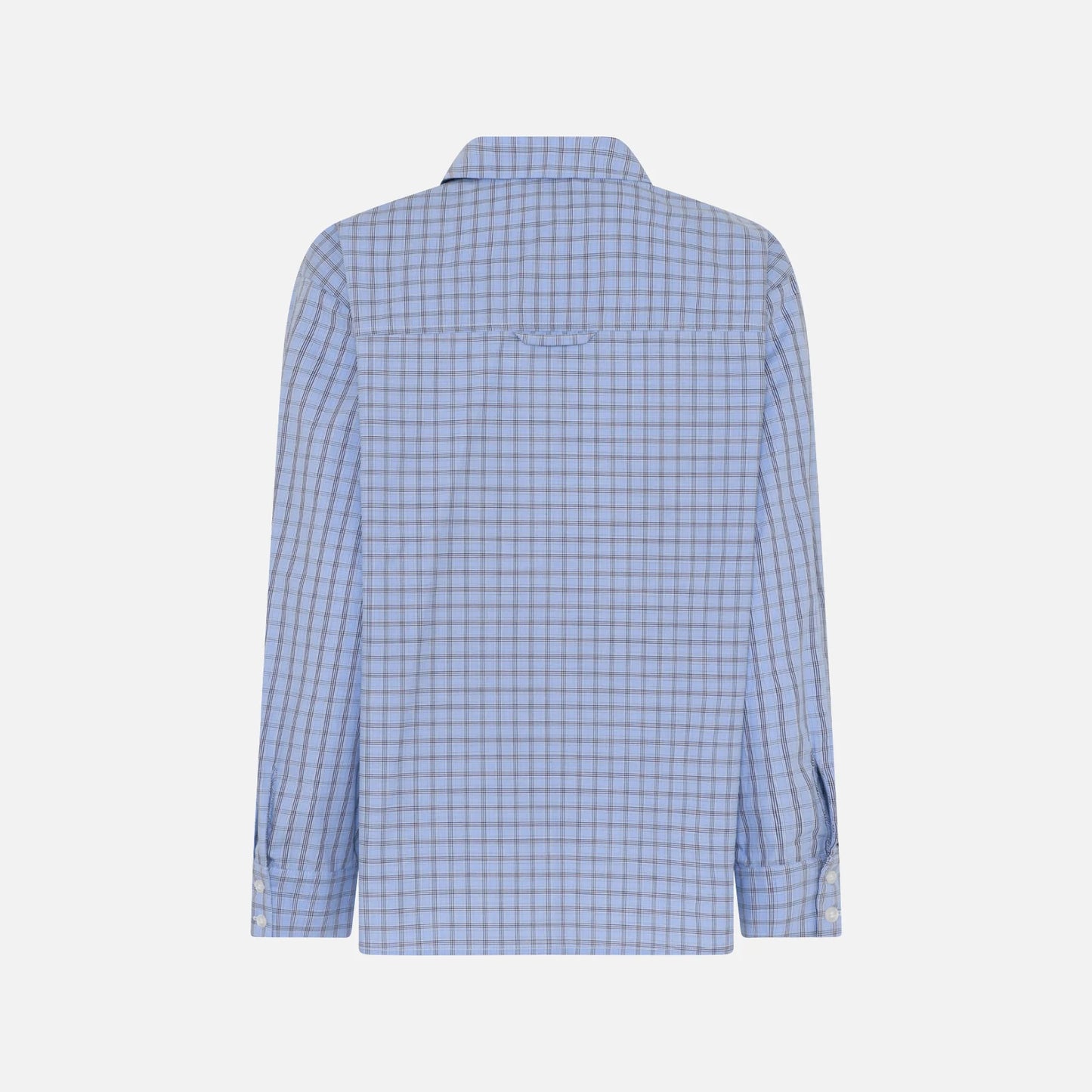 Petra Shirt fra La Rouge - Blue Checks - Ryg
