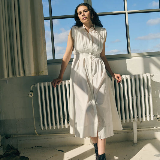 Vilma Dress fra La Rouge - White - På model