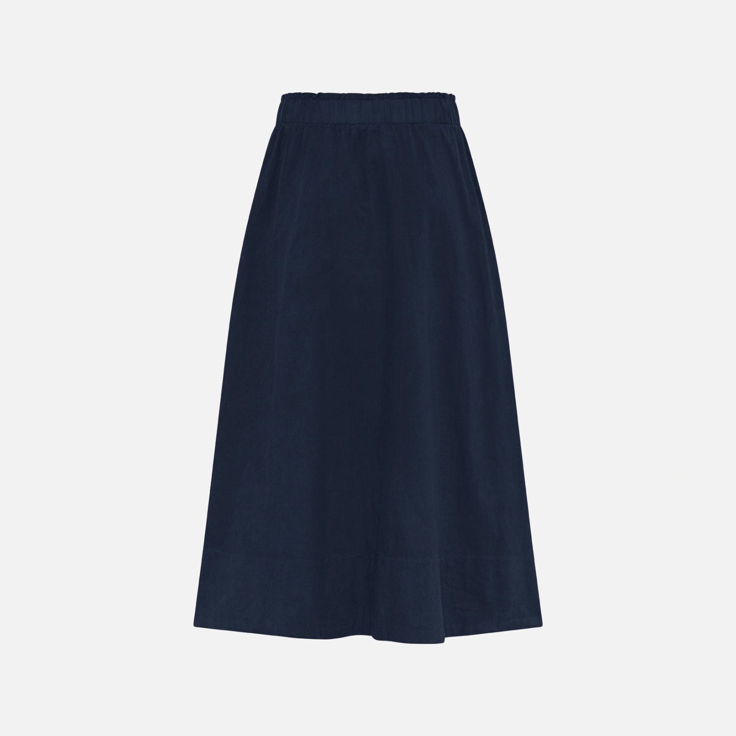 Vilma Skirt Fløjl - La Rouge - Navy - Bagfra