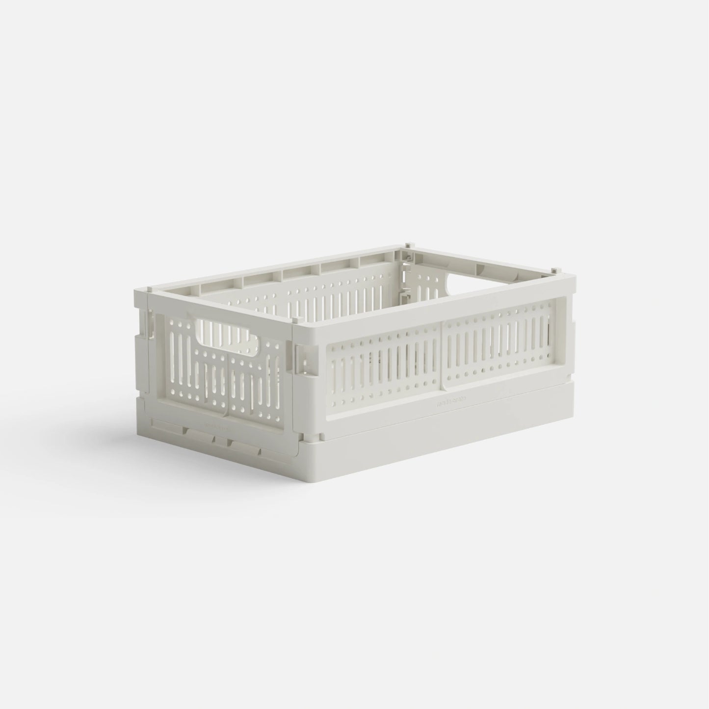 Mini foldekasse fra Made Crate i Milk