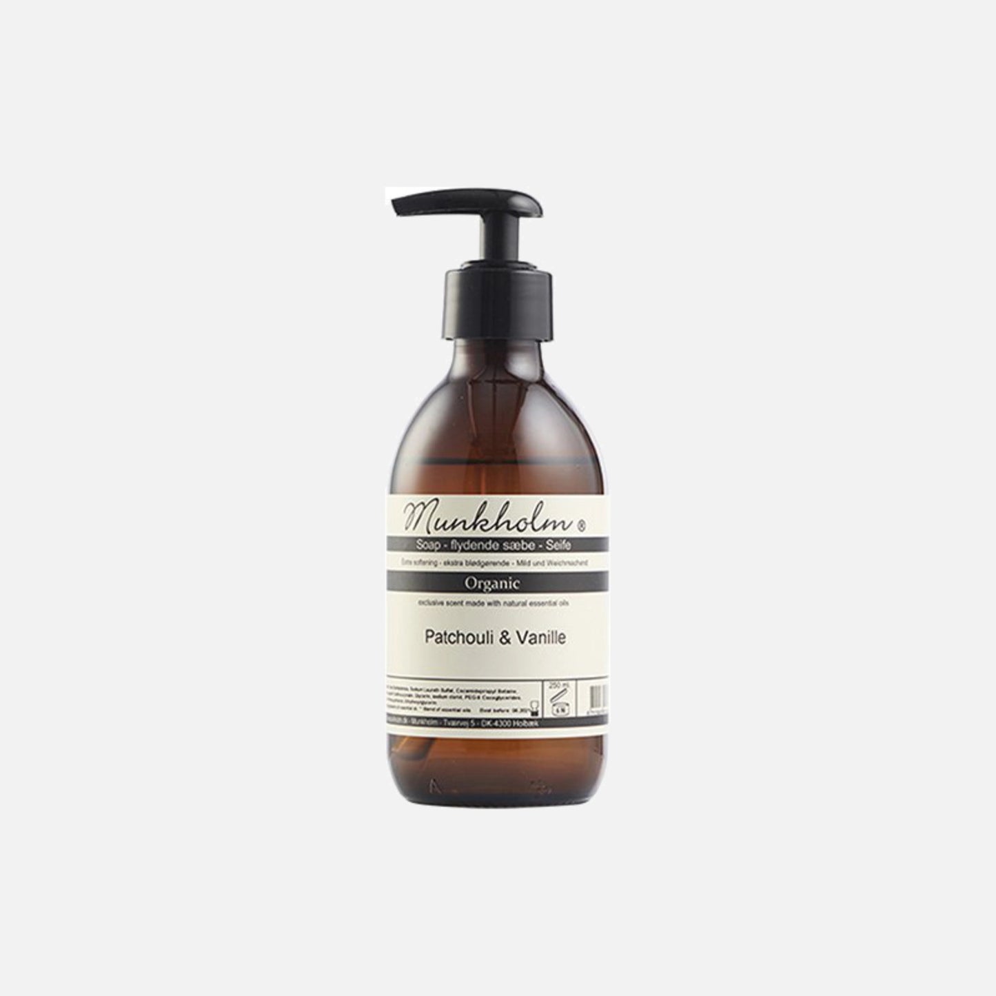 Organic Flydende Sæbe - 250 ml - Patchouli & Vanilje