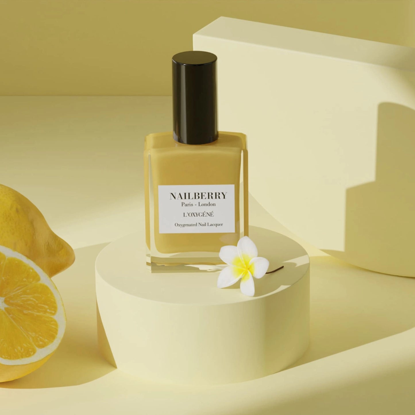 Nailberry neglelak - Simply The Zest - Gul baggrund