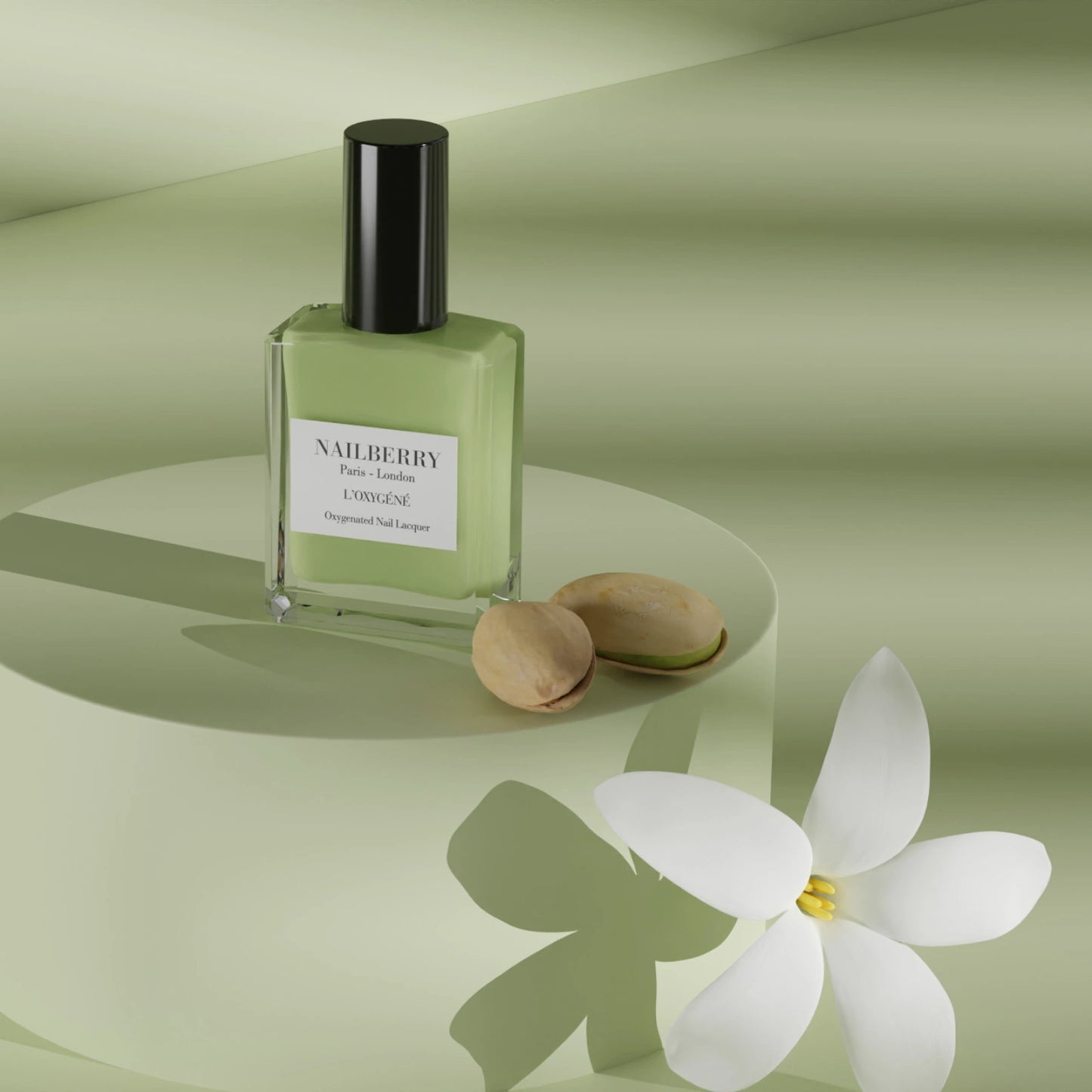 Pistachio-oh! Neglelak fra Nailberry (kapagnefoto)