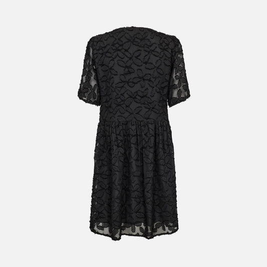 Nuancing Dress fra Nümph - Caviar - Ryg