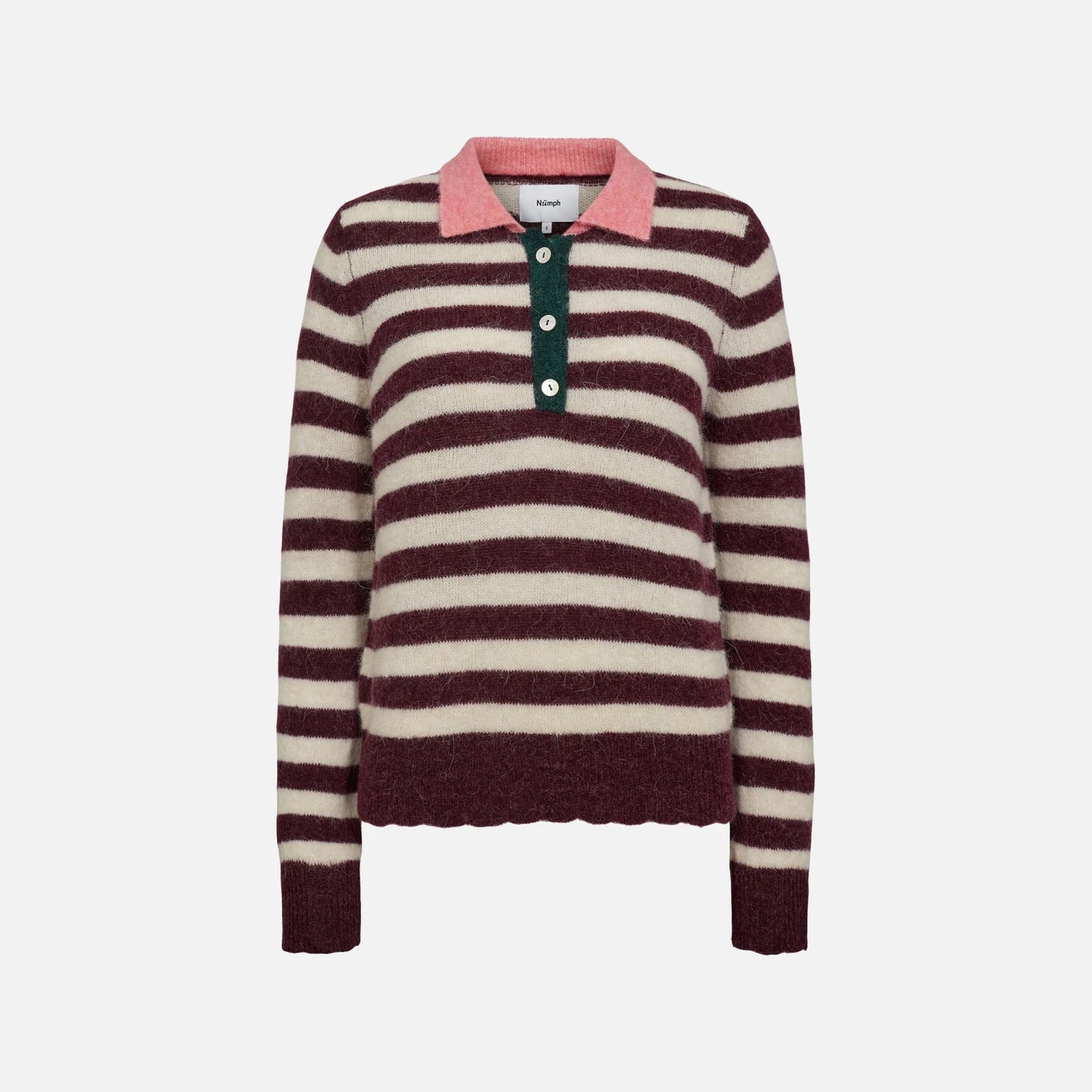 Nuciara Riette Stripe Pullover fra Nümph - Winetasting