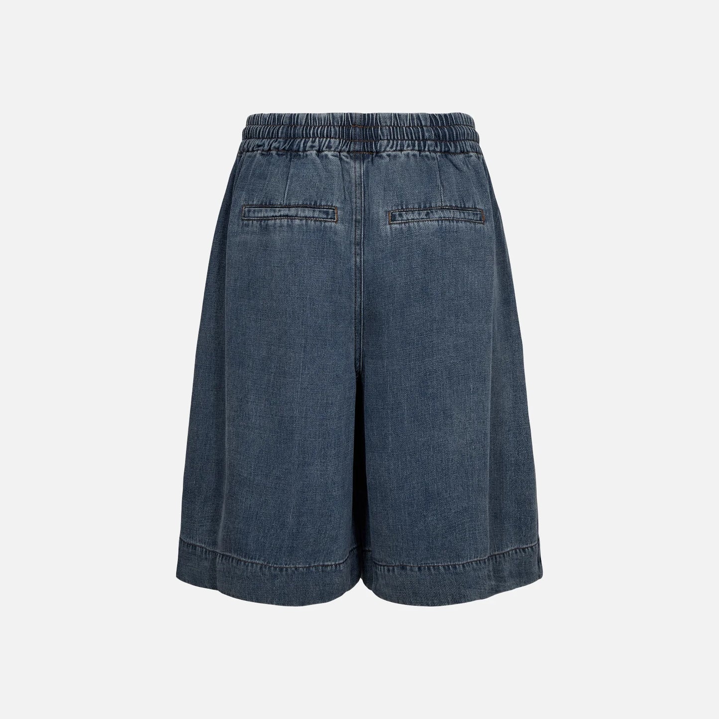 Nuelida Shorts fra Nümph - Snow Washed Denim - Shorts set bagfra
