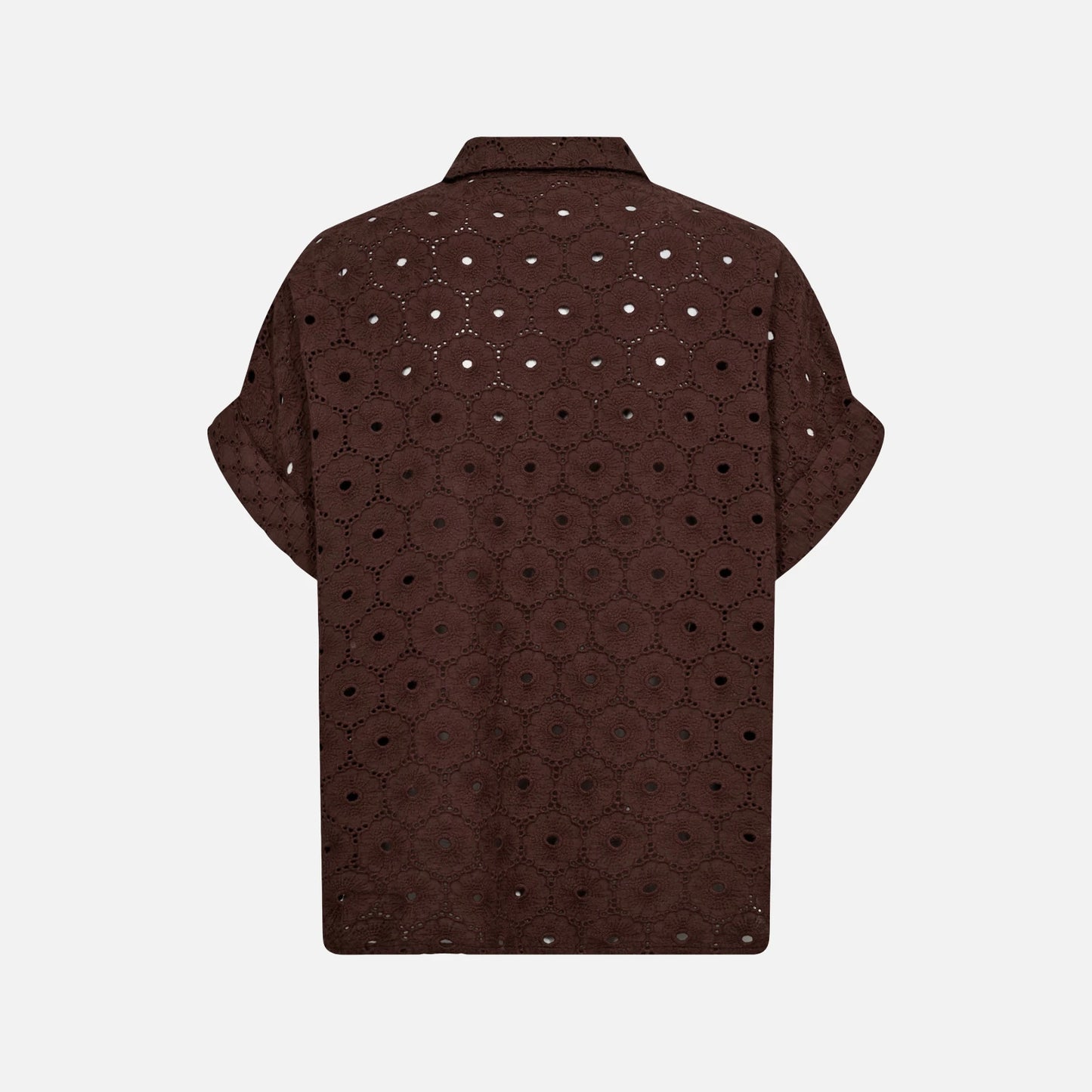 Napalma Shirt fra Nümph - Chicory Coffee - Set fra ryggen