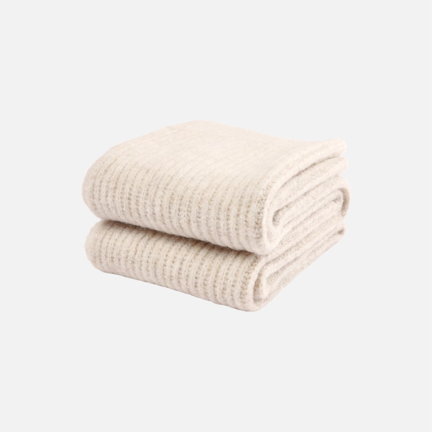 Nusafir Scarf fra Nümph i Oyster Gray (foldet)