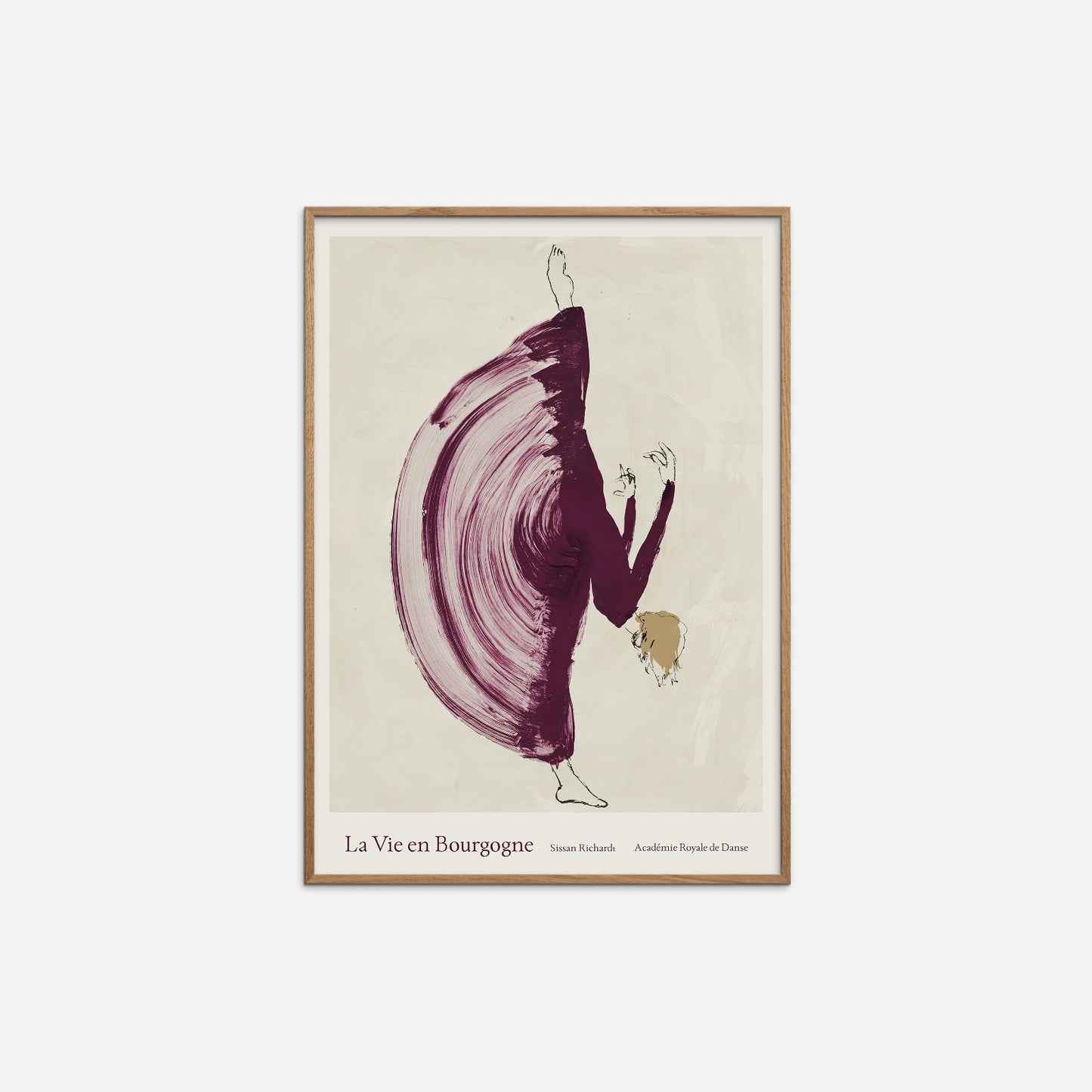 La Vie en Bourgogne Plakat - Sissan Richardt