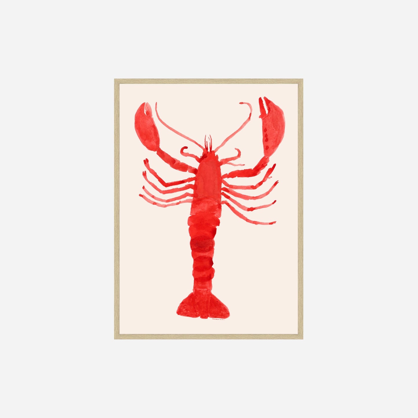 Langosta Plakat af Marina Garcia Fernandez fra Poster & Frame