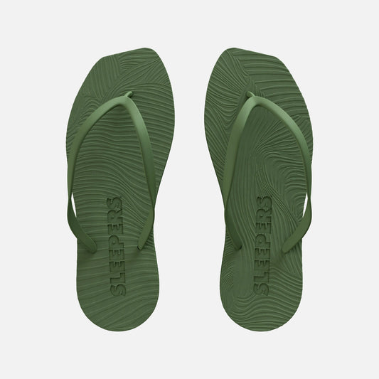 Sleepers Tapered Flip Flop - Green