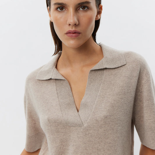 AmalySW Blouse fra Sofie Schnoor - Brown Melange - Detalje