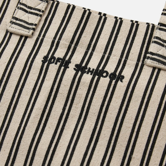 Elin Striped Bag fra Sofie Schnoor - White - Detaljefoto af logo