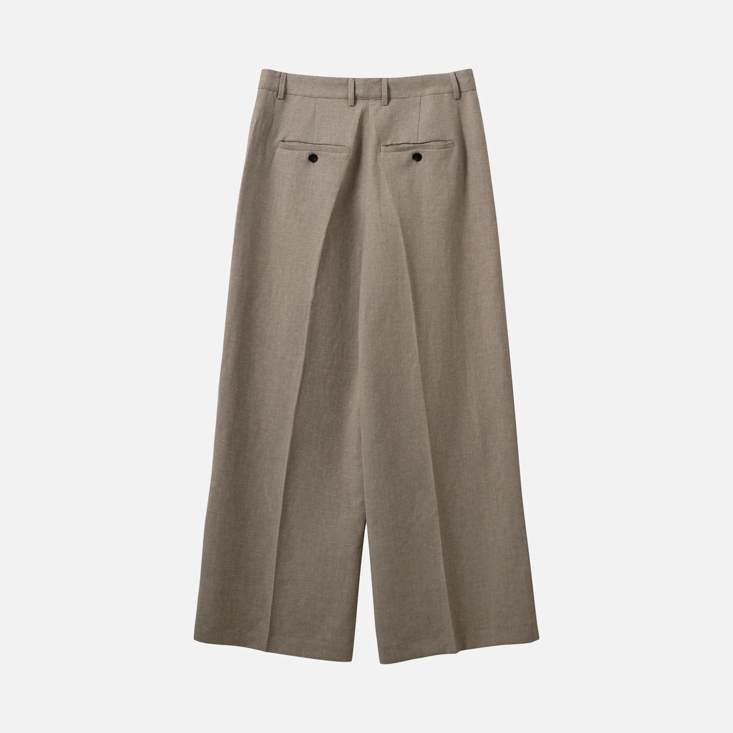 IzraSW Linen Mix Trousers fra Sofie Schnoor - Dark Sand - Fra ryggen