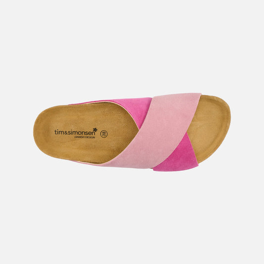 Annet Sandaler fra Tim & Simonsen - Fuxia Rosa - Set oppefra