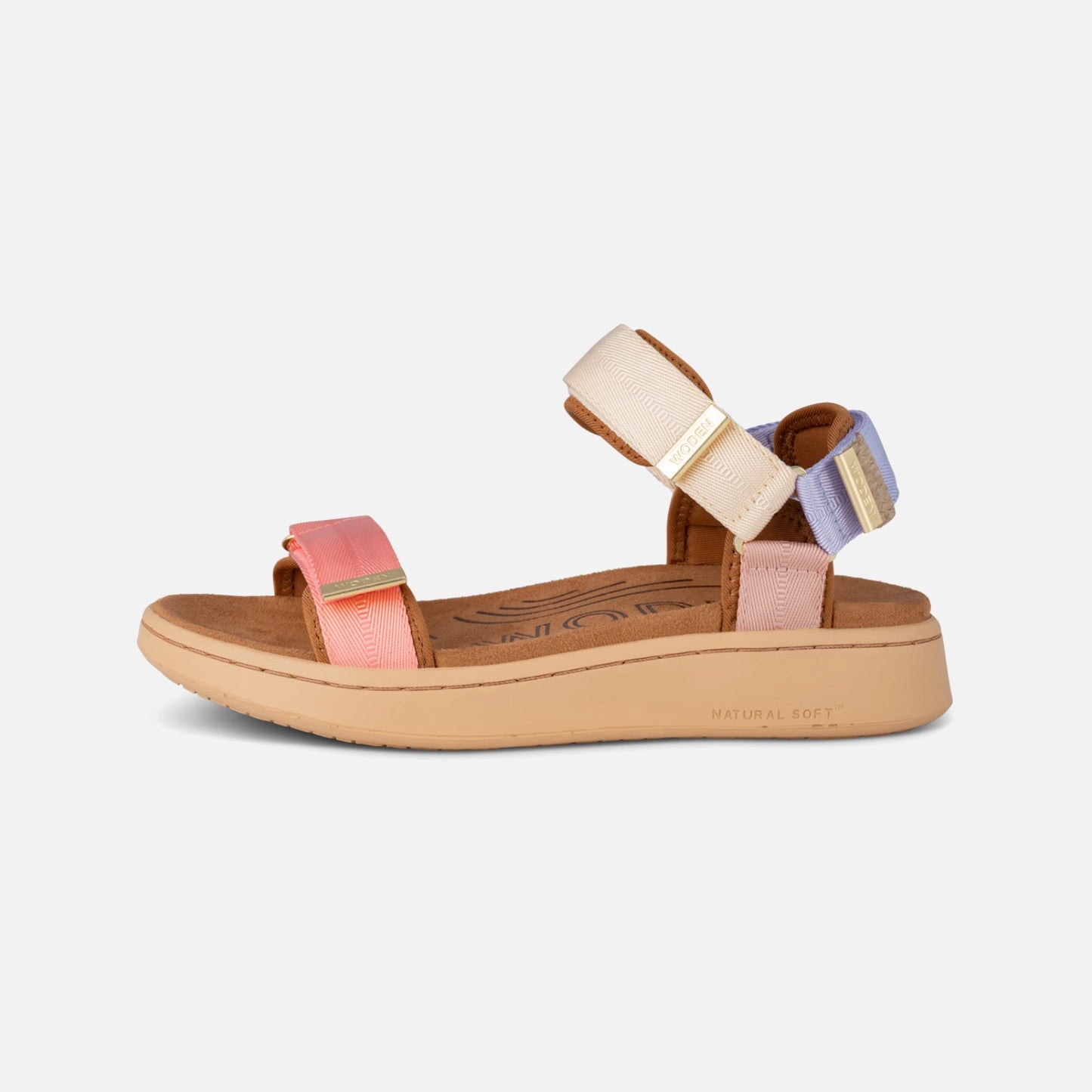 Line Sandaler fra Woden - Butter Multi
