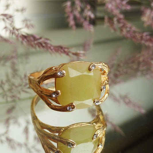 Indulge Ring fra Eden Outcast med Lemon Crystal