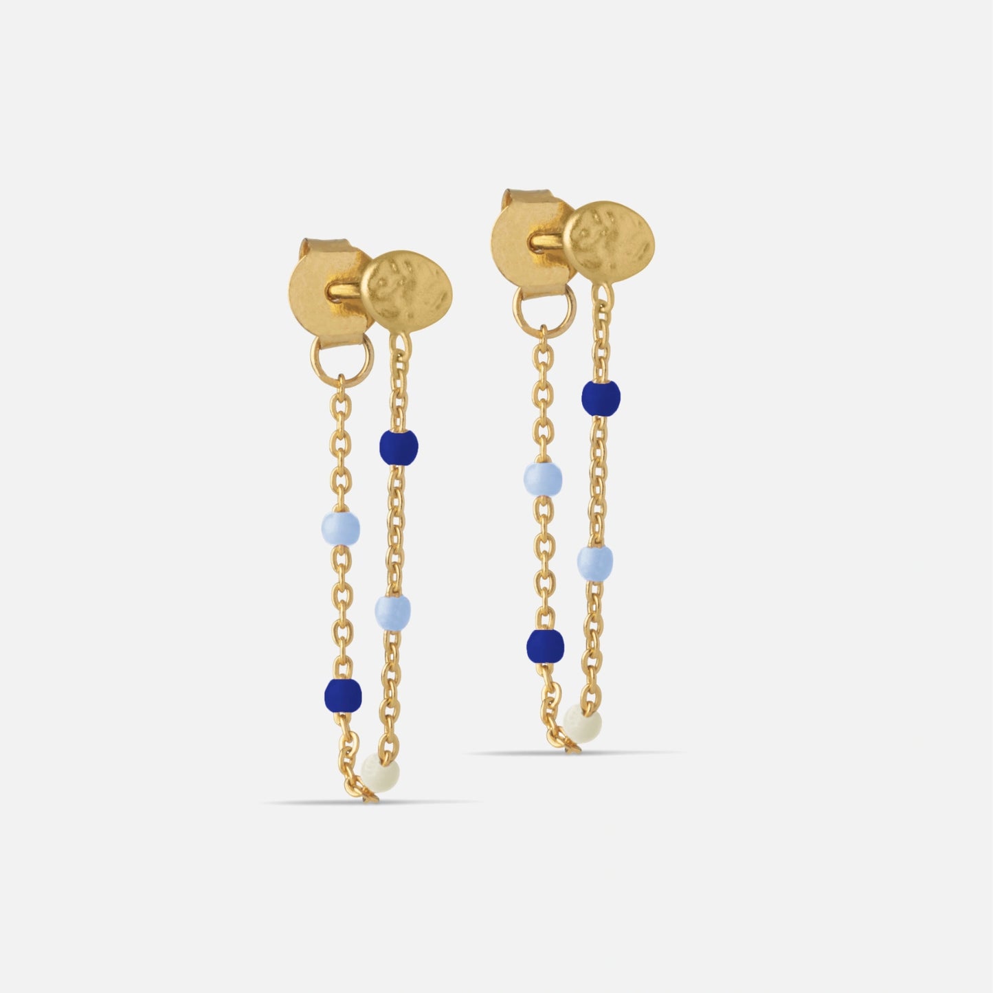 Lola Earrings fra Enamel Copenhagen i Marine