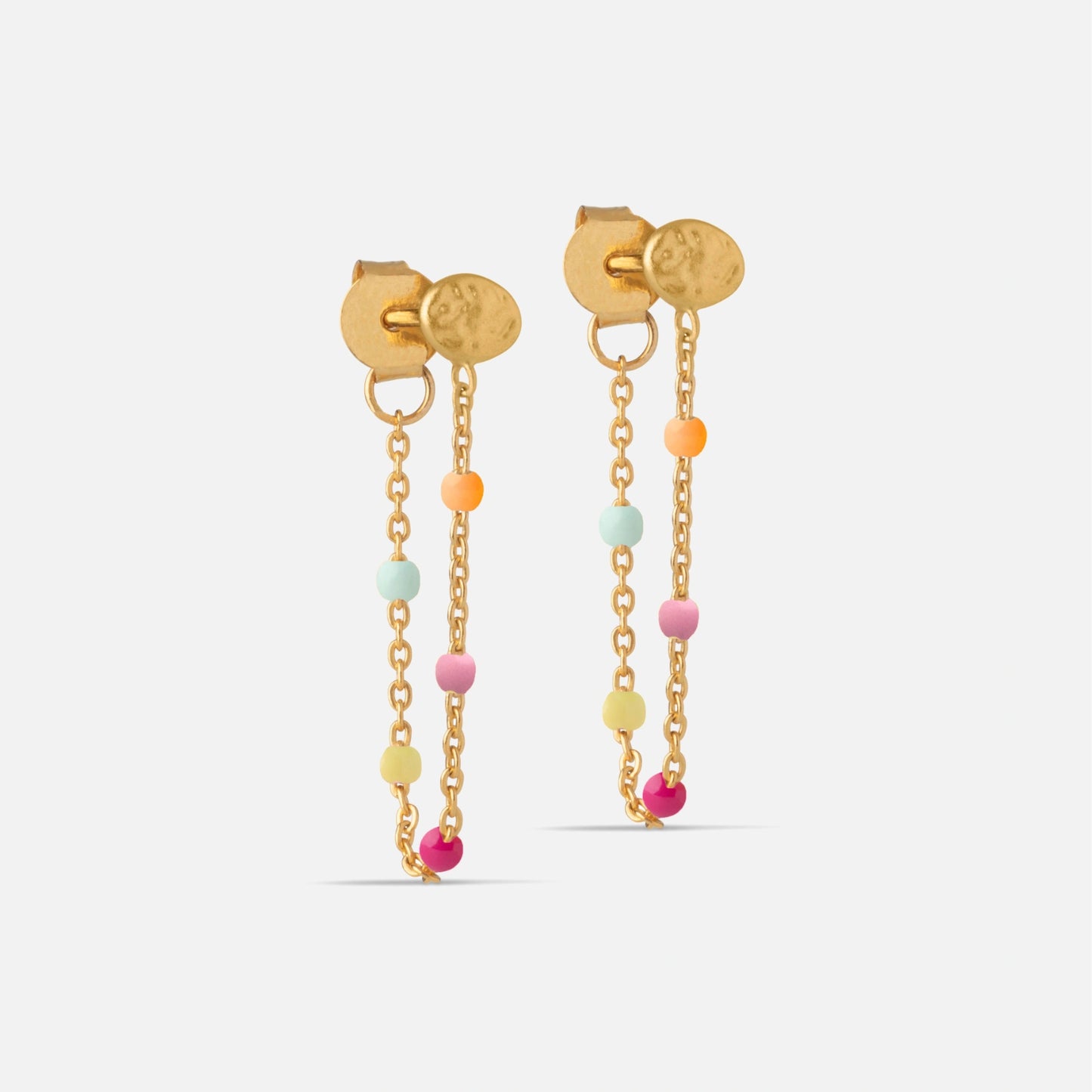 Lola Earrings fra Enamel Copenhagen i Rainbow