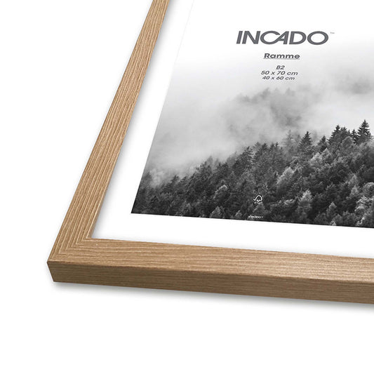 Rammer fra Incado i massiv eg, flere størrelser, fra 49 kr.