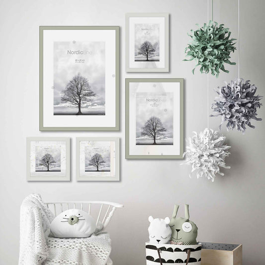 Rammer fra Incado i Peppermint i miljø, flere størrelser, fra 60 kr.