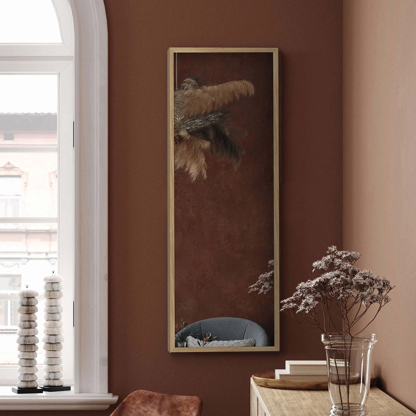 Egetræsspejl - Flere Størrelser