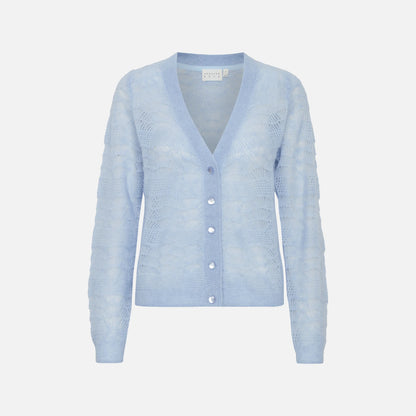 Irdrew Cardigan fra Atelier Rêve i Blue Bell