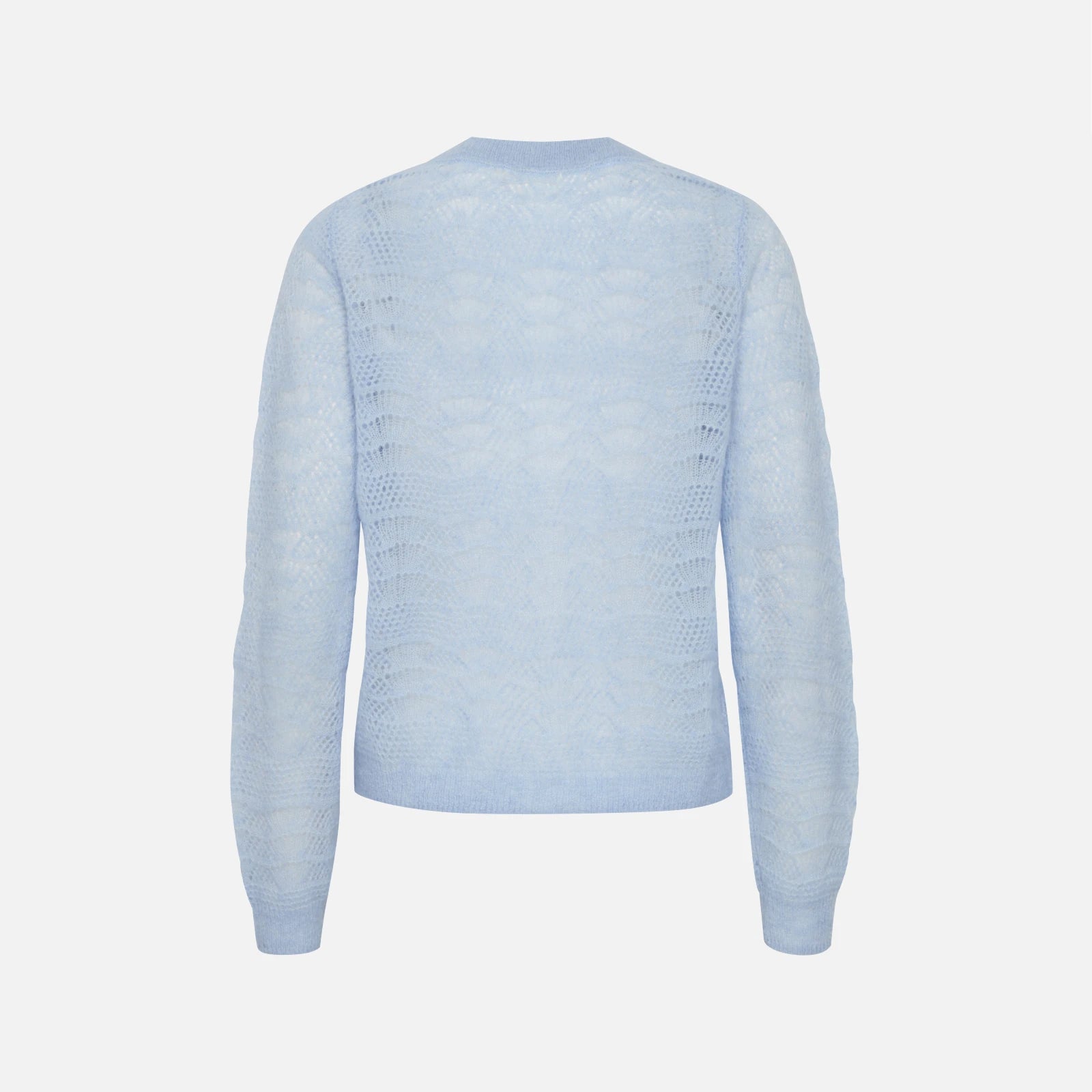 Irdrew Cardigan fra Atelier Rêve i Blue Bell (ryg)
