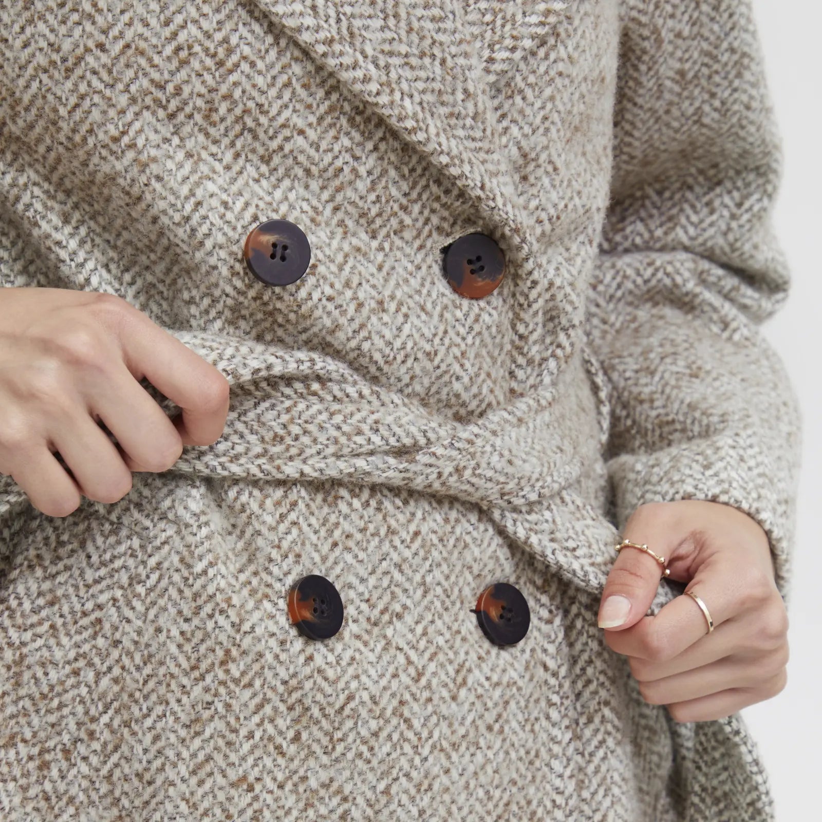 Irfreja frakke fra Atelier Rêve (detalje)
