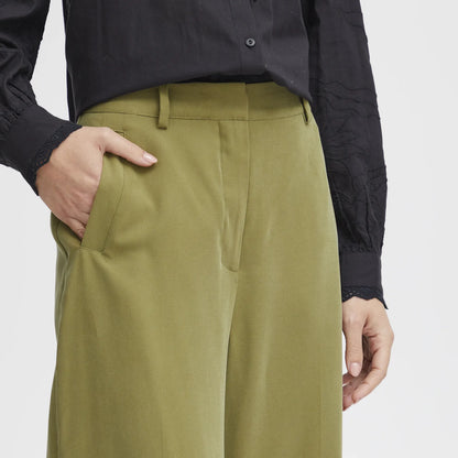 Irleono bukser fra Atelier Rêve i Olive Branch (detalje lomme)