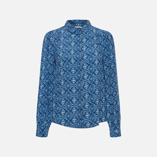Irnoella Skjorte fra Atelier Reve i Blue Ikat