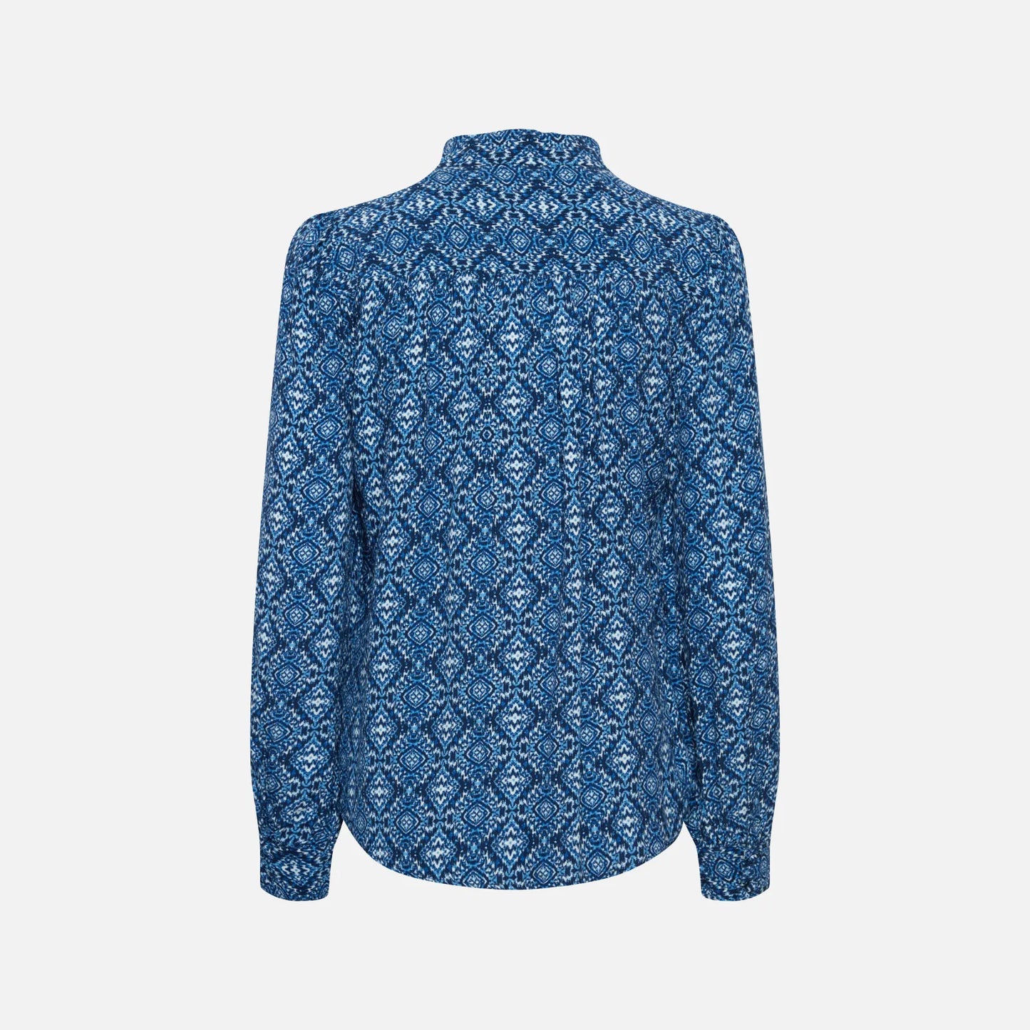 Irnoella Skjorte fra Atelier Reve i Blue Ikat bagfra