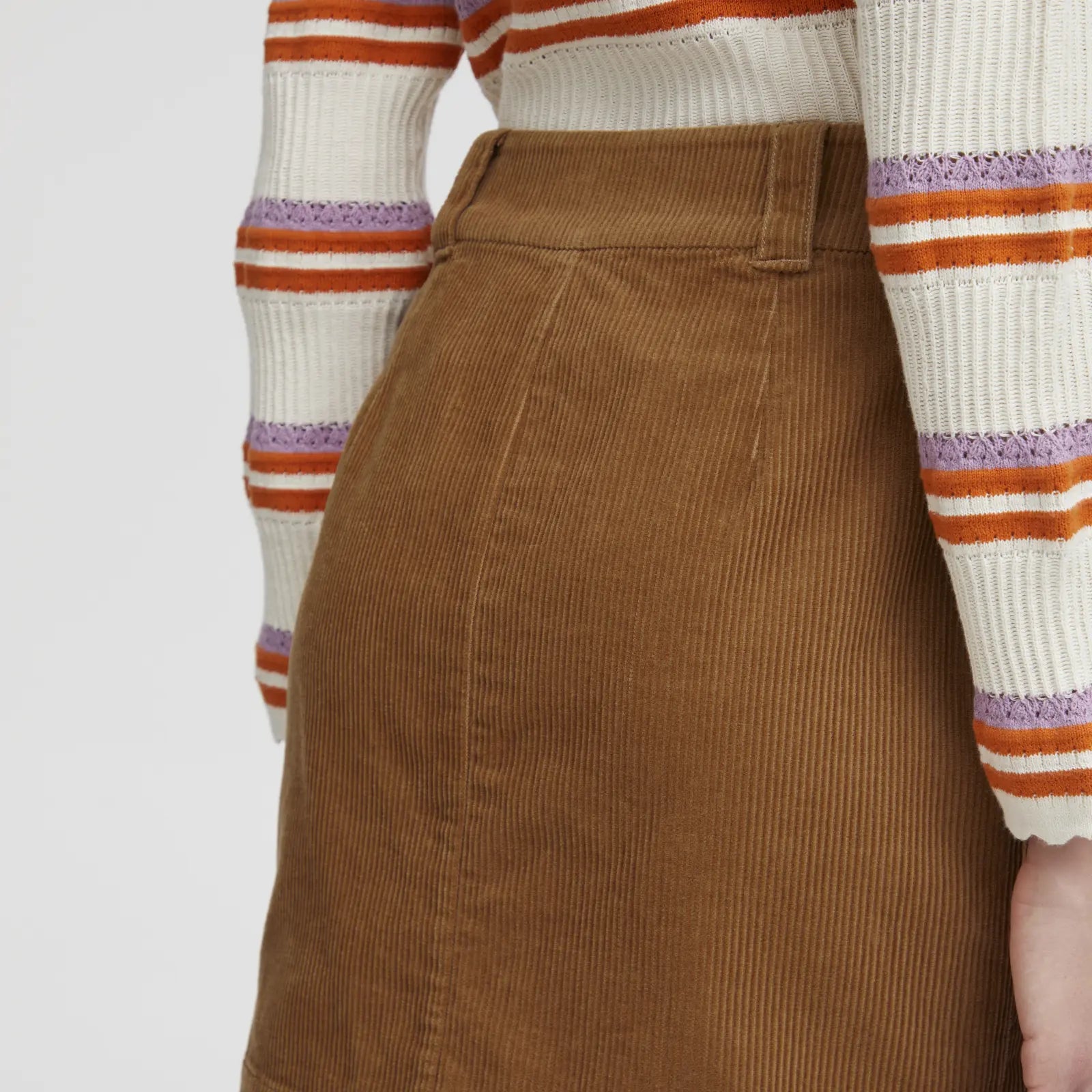 Irrosette nederdel i fløjl fra Atelier Rêve (detalje bag)