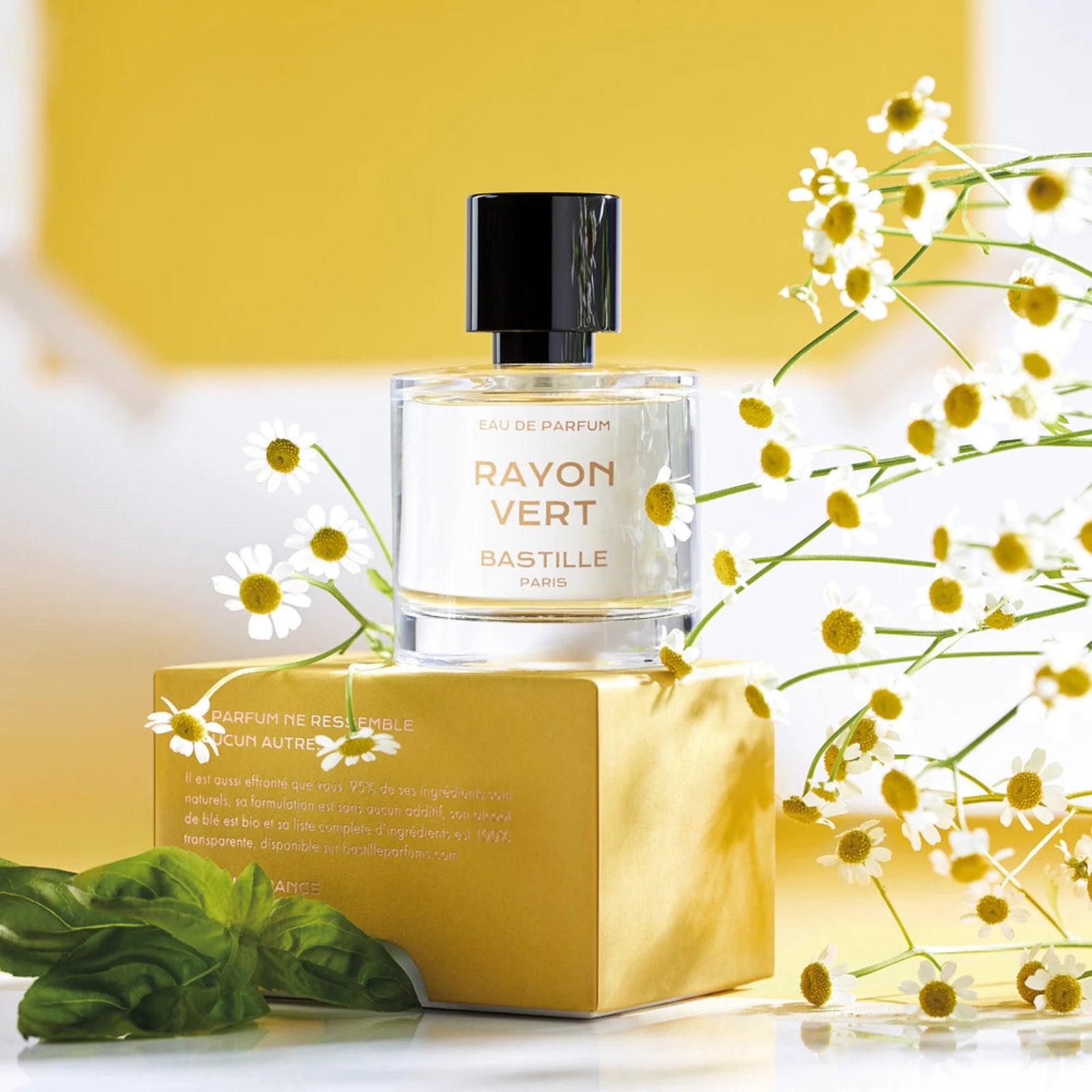 Rayon Vert Eau De Parfum fra Bastille Paris (gul baggrund)