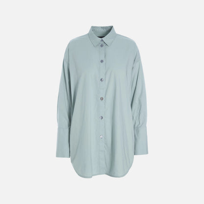 Core Cotton Skjorte fra Bitte Kai Rand i Grey Mist