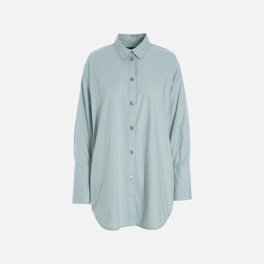 Core Cotton Skjorte fra Bitte Kai Rand i Grey Mist