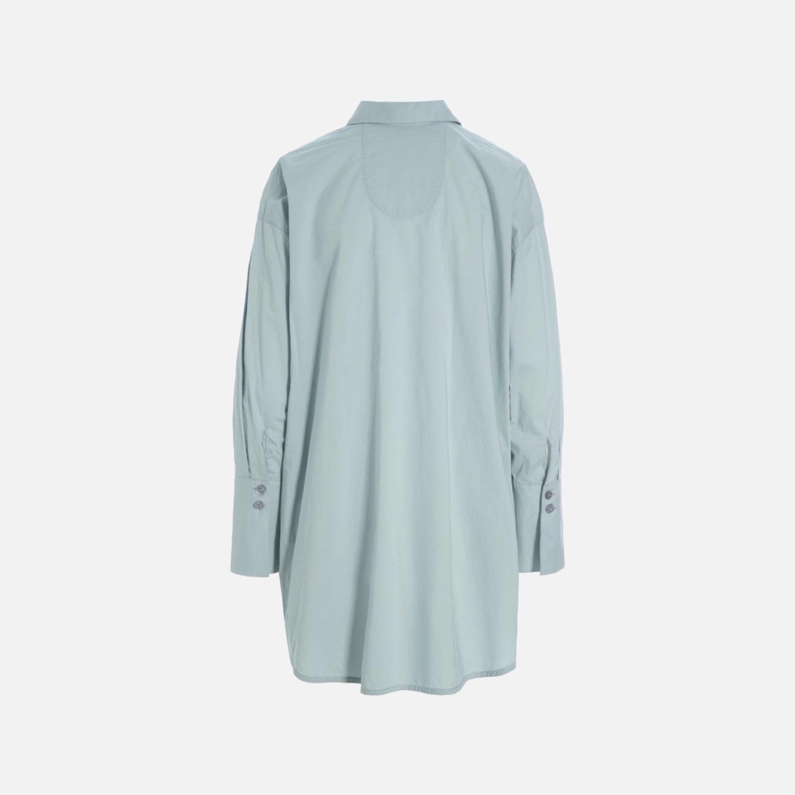 Core Cotton Skjorte fra Bitte Kai Rand i Grey Mist (ryg)
