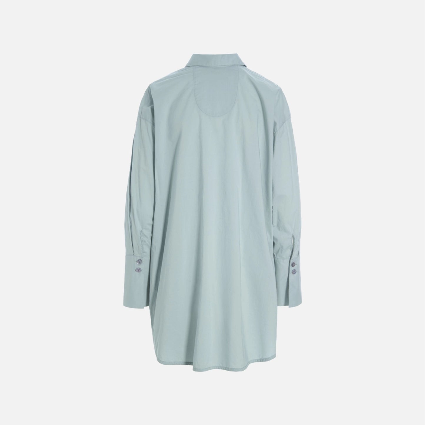 Core Cotton Skjorte fra Bitte Kai Rand i Grey Mist (ryg)