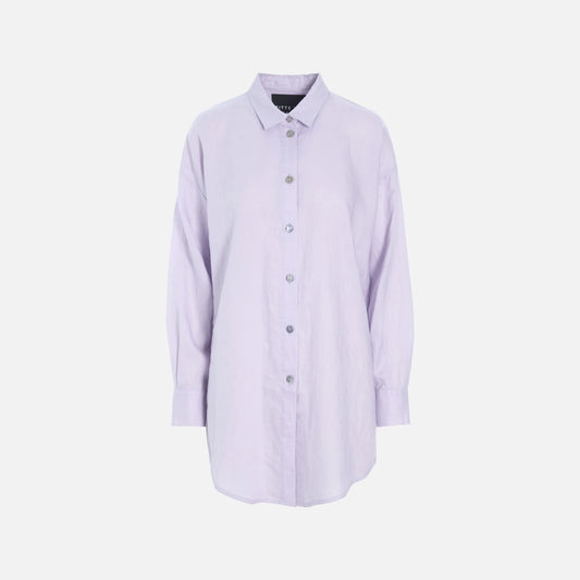 Airy Linen Skjorte fra Bitte Kai Rand - Soft Syringa