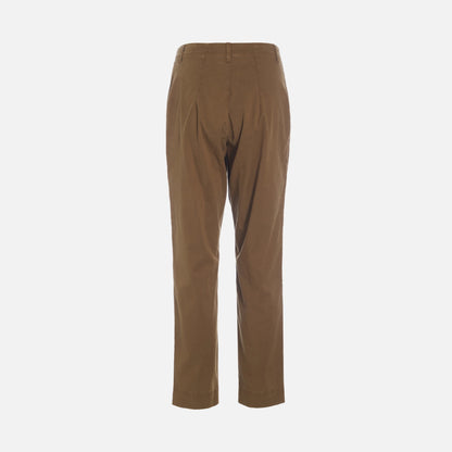 Peach Lange Stretch bukser fra BITTE KAI RAND i Toffee (bag)